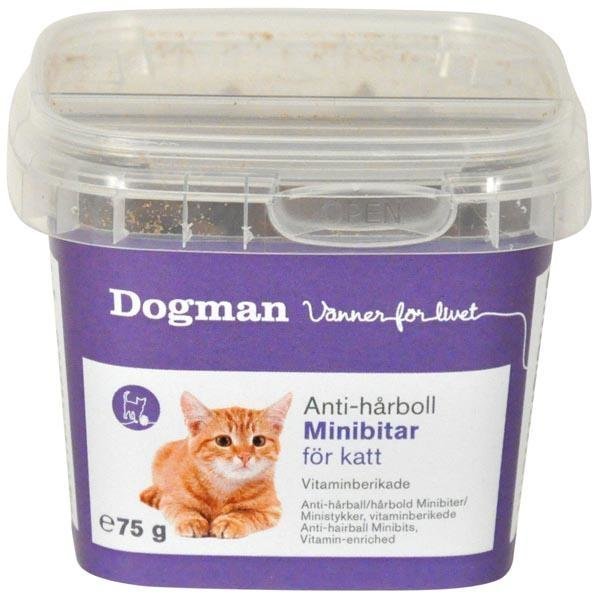 Dogman Cat Minipalat Anti Karvapallo 75 G