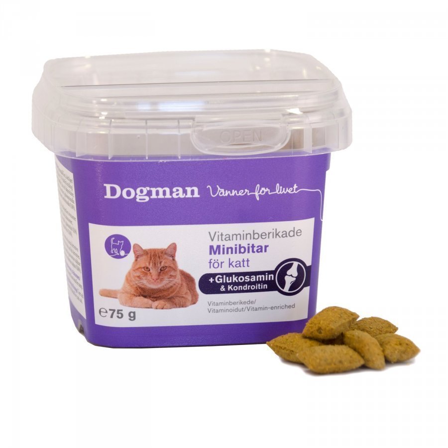 Dogman Katt Minibitar Glykosamin + Kondroitin 75g