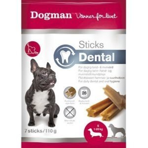 Dogman Sticks Dental S 7 Kpl / Pakkaus