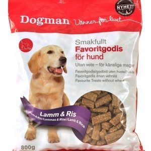 Dogman Suosikkimakupala Lammas & Riisi 800 G