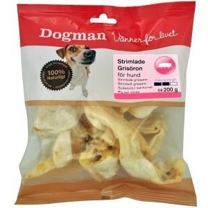 Dogman Valkoiset Suikaloidut Siankorvat 130 G