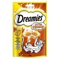 Dreamies Extra Crunch 60 g - säästölajitelma: lohi & juusto (6 x 60 g)
