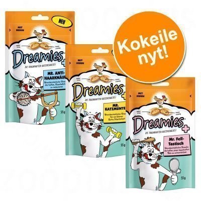 Dreamies "Mister Mix" -kokeilupakkaus 6 x 55 g - Mr. Fell-Tastisch