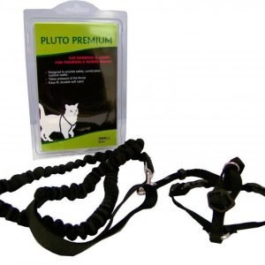 Easy Walk Pluto Premium Cat Harness Musta