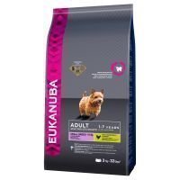 Eukanuba Adult Small Breed Chicken - säästöpakkaus: 2 x 7