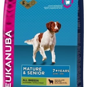 Eukanuba Dog Adult Mature & Senior Lamb & Rice 12 Kg