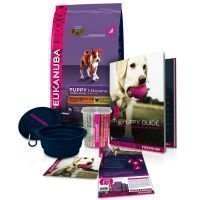 Eukanuba-ensipakkaus koiranpennuille - Small & Medium Breed Lamb & Rice 12 kg