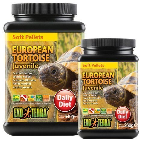 Exoterra European Tortoise Juvenile Soft Pellets 540 G