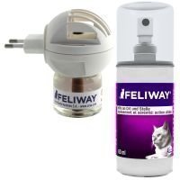Feliway-feromonihaihdutin tai -suihke - säästöpakkaus: 2 x 48 ml täyttöpulloa