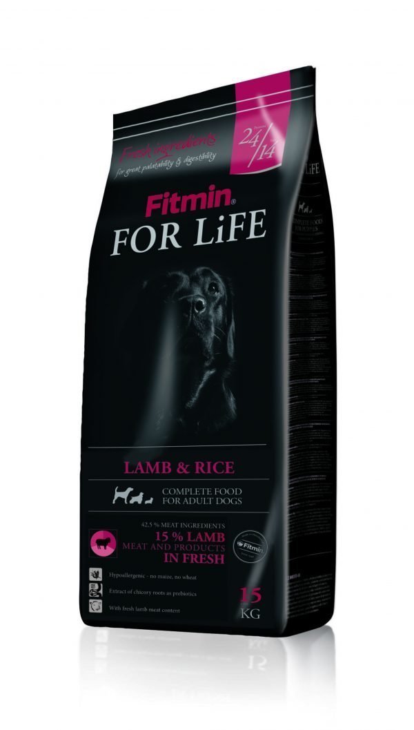 Fitmin For Life Lamb & Rice 15 Kg Koiran Täysravinto