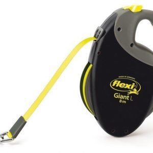 Flexi Giant Neon Musta L 8 M