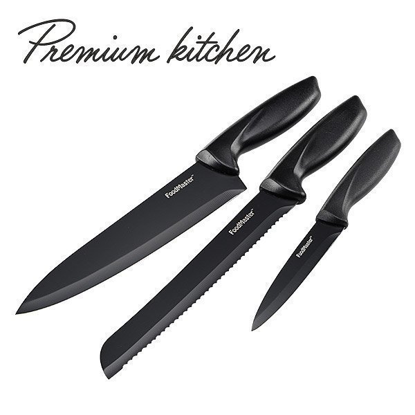 Foodmaster Pro Black Edition Keittiöveitsisetti