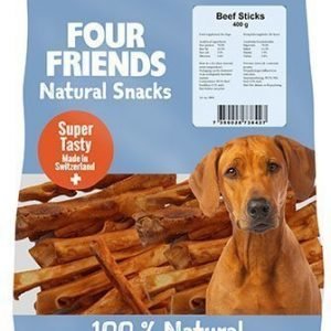 Four Friends Dog Beef Sticks 400g