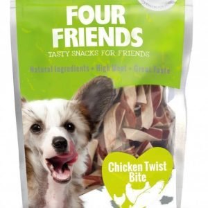 Four Friends Dog Chicken Twist Bite 100g