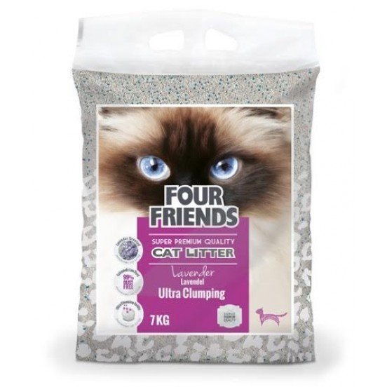 Four Friends Kattsand Lavendel 7kg