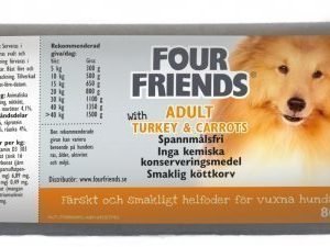 Four Friends Koira Lihamakkara Adult Turkey 12x800g