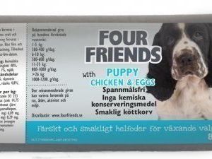 Four Friends Koira Lihamakkara Puppy 12x800g