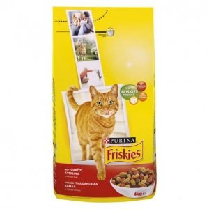 Friskies Kissanruoka 4kg Adult Nauta-Kana-Maksa