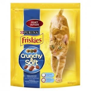 Friskies Kissanruoka 800g Crunchy & Soft Kala