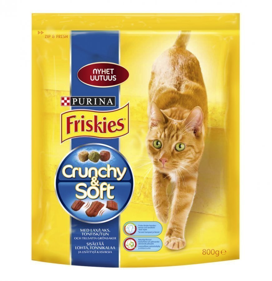 Friskies crunchy & soft sale