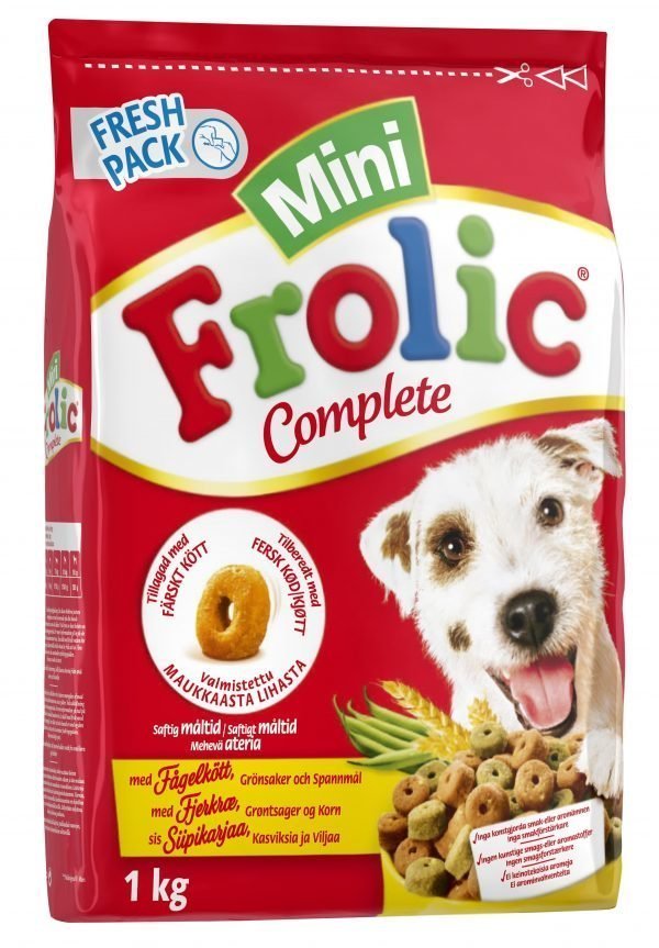 Frolic Mini Siipikarjaa 1 Kg Koiran Kuivaruoka