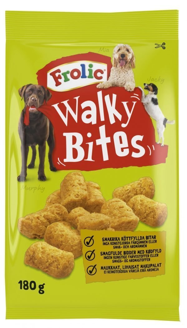 Frolic Walky Bites 180 G Koiran Makupalat