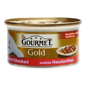 Gourmet Gold Kissanruoka 85g Nautaa Kastikeessa