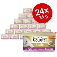 Gourmet Gold Tender Chunks 24 / 48 x 85 g - kalkkuna & ankka