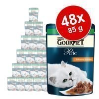 Gourmet Perle -lajitelmapakkaus 48 x 85 g - lihasuikaleet