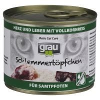 Grau Gourmet with Whole-Grain Rice 6 x 200 g - naudanliha ja täysjyväriisi