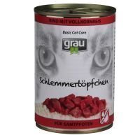 Grau Gourmet with Whole-Grain Rice 6 x 400 g - sydän