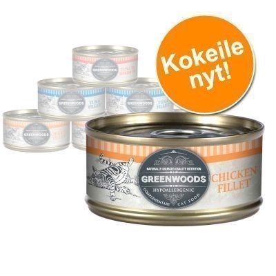 Greenwoods Adult -lajitelma 6 x 70 g