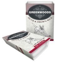 Greenwoods Adult -märkäruokarasiat 6 x 395 g - Duck & Brown Rice