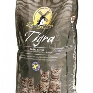 Halla Foder Halla Tigra Cat Fågel & Fisk 10 Kg