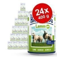 Happy Dog Pur -säästöpakkaus 24 x 400 g - lammas