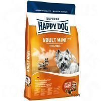 Happy Dog Supreme Fit & Well Adult Mini - säästöpakkaus: 3 x 4 kg