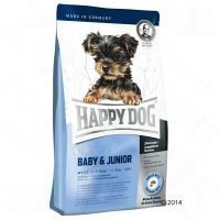 Happy Dog Supreme Mini Baby & Junior - säästöpakkaus: 2 x 4 kg