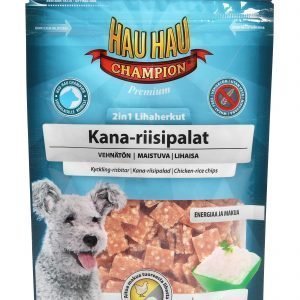 Hau-Hau Champion 2in1 Lihaherkut Kana-Riisipalat 80 G