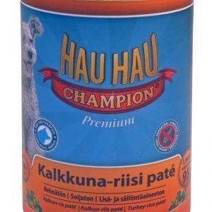 Hau-Hau Champion Kalkkuna-Riisi Pate 400 G Säilykeateria