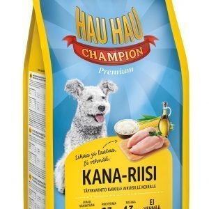 Hau-Hau Champion Kana-Riisi 2 Kg Koiran Täysravinto