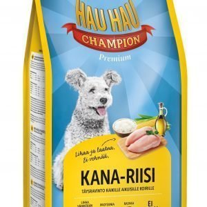 Hau-Hau Champion Kana-Riisi 6 Kg Koiran Täysravinto