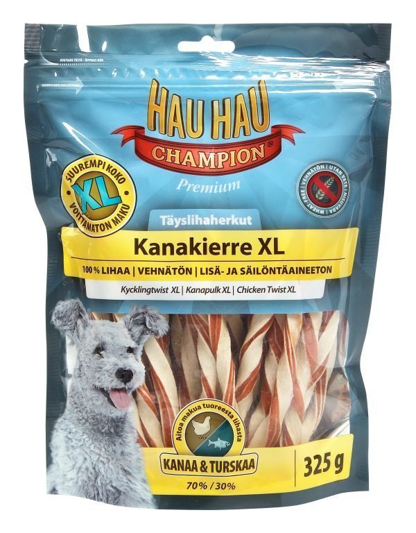 Hau-Hau Champion Kanakierre Xl 325 G Täyslihaherkut