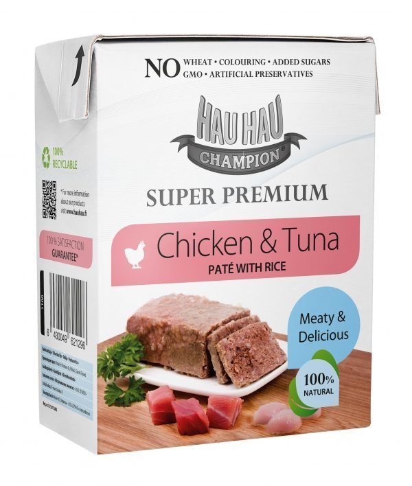 Hau-Hau Champion Super Premium Paté 375 G Täydennysravinto