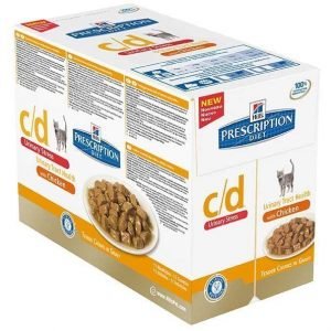 Hill's Prescription Diet Feline C / D Urinary Stress Chicken 12 X 85g