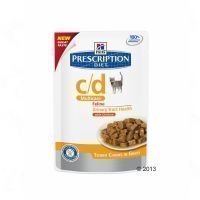 Hill's Prescription Diet Feline - C/D Multicare Pouches - säästöpakkaus: 24 x 85 g