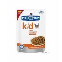 Hill's Prescription Diet Feline K/D with Chicken Pouches - 12 x 85 g