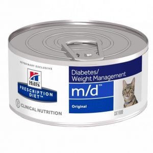 Hill's Prescription Diet Feline M / D Finhackad Burkmat 24x156g