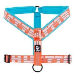 Hurtta Lifeguard Vadderad Y Sele Turkos / Orange 120cm