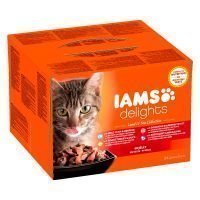 IAMS Delights 24 x 85 g - Senior: Chicken in Sauce