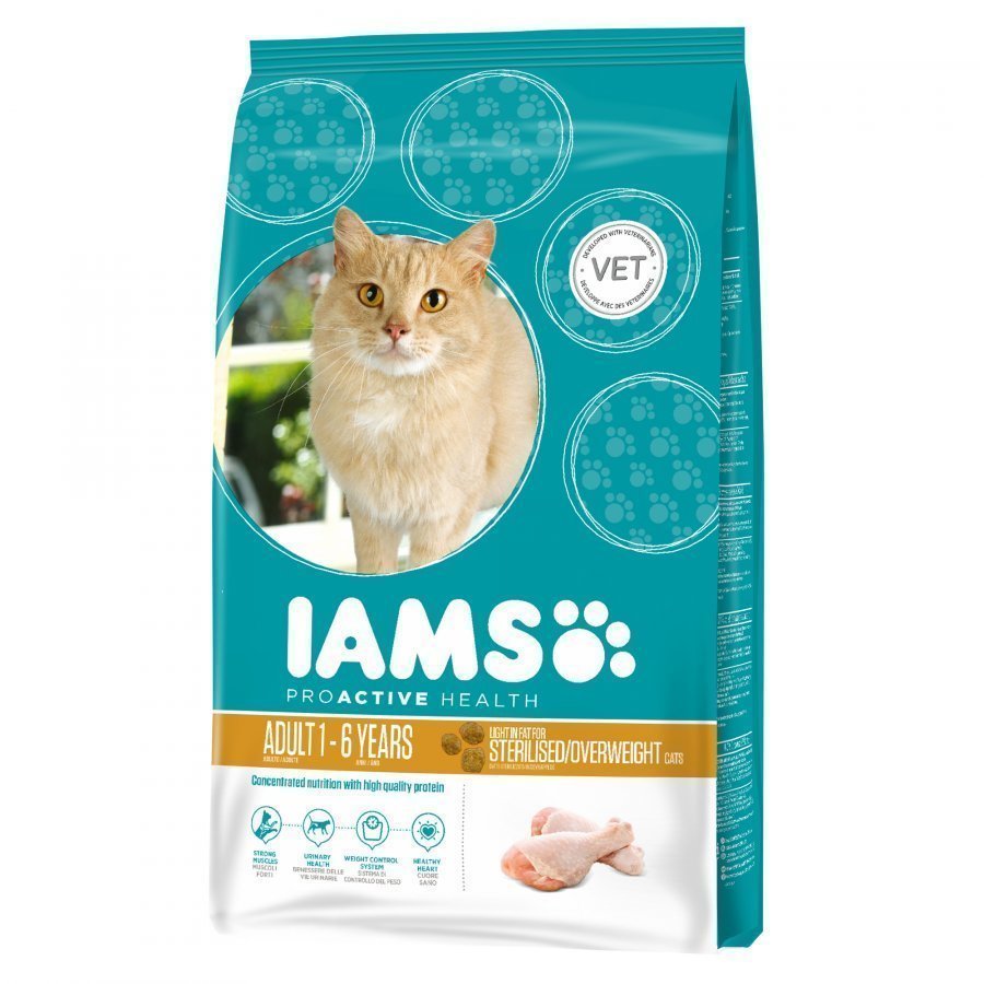 Iams Cat Adult Light In Fat 10 Kg